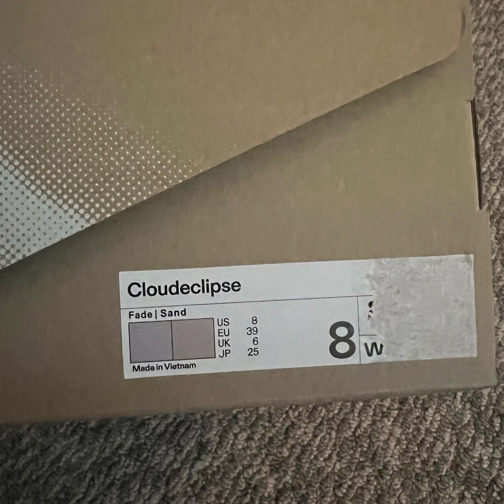 Women’s OnCloud Cloudeclipse size 8